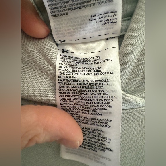 Reebok Hoodie Women SZ XL Grey Fleece Pull Over Logo New Casual Outerwear Jacket - Picture 4 of 9